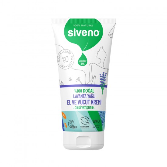%100 Doğal El ve Vücut Kremi – Lavanta 50 ml